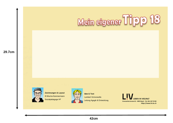 Kommunikationstipp Mein eigener Tipp 18 - Poster A3