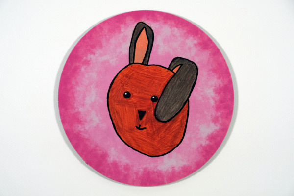 Mousepad "Osterhase" rund