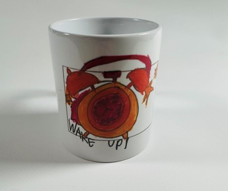 "wake up" Tasse