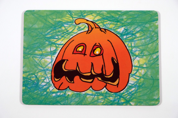 Mousepad "Halloween Kürbis" rechteckig