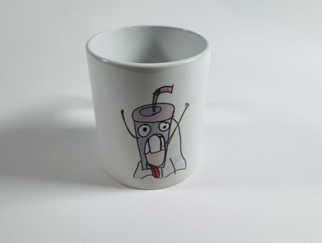 "Strohhalmbecher" Tasse